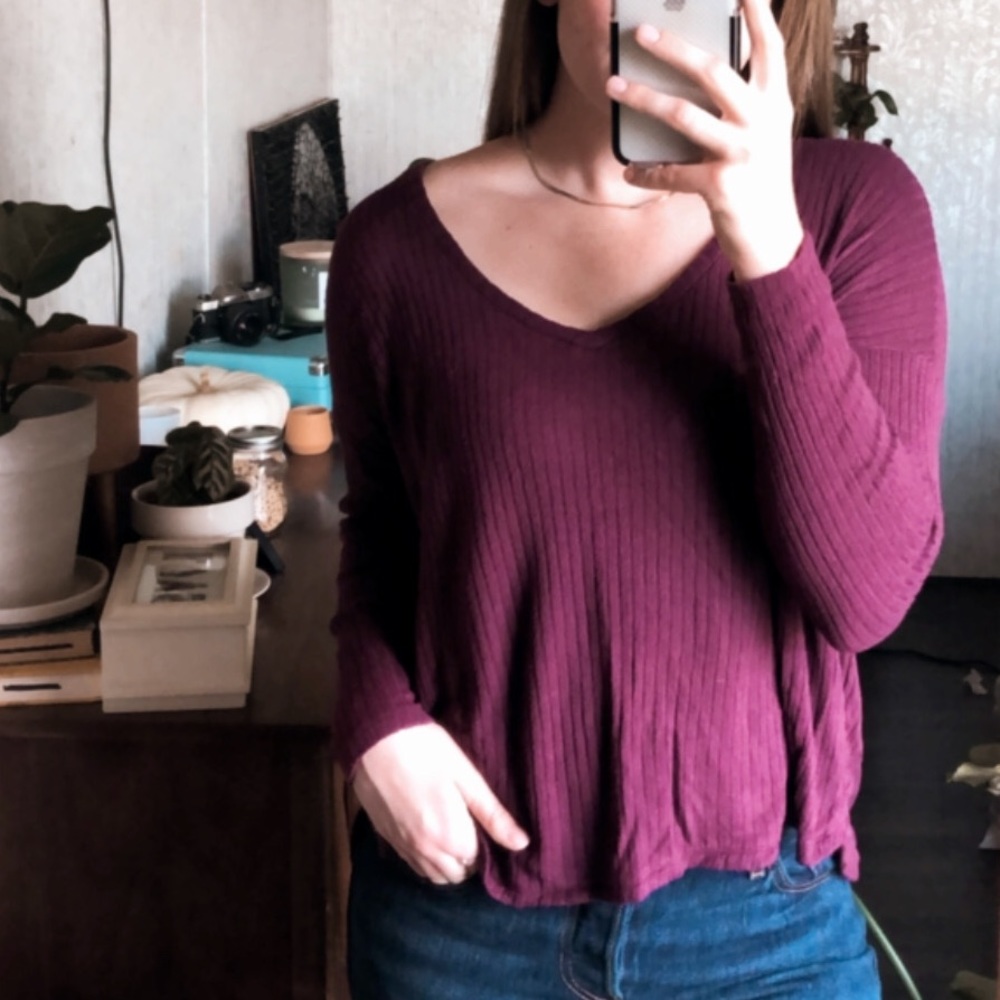 Soft & Sexy Ribbed long sleeve top